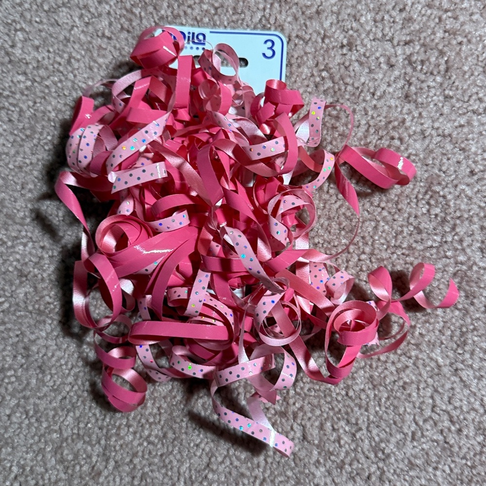 🔥10/$15 Pink Curly Bows